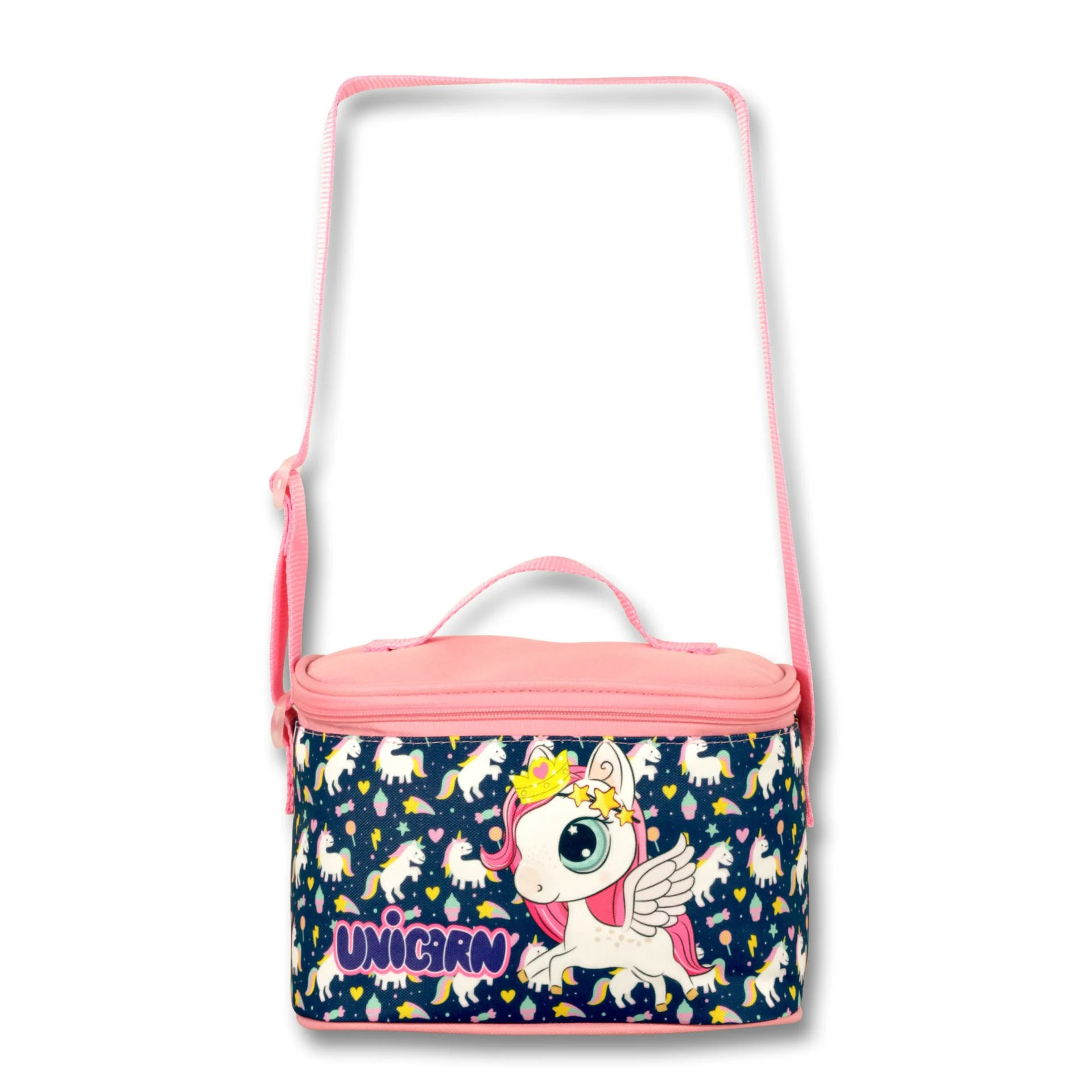 4119-on Ümit Çanta Cennec 3D Unicorn Kız Çocuk Üçlü İlkokul Çanta Seti - Görsel 5