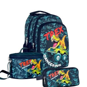 Ümit Çanta Cennec Lacivert Trex 3'lü Okul Çanta Seti