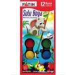 fatİh 12'lİ suluboya