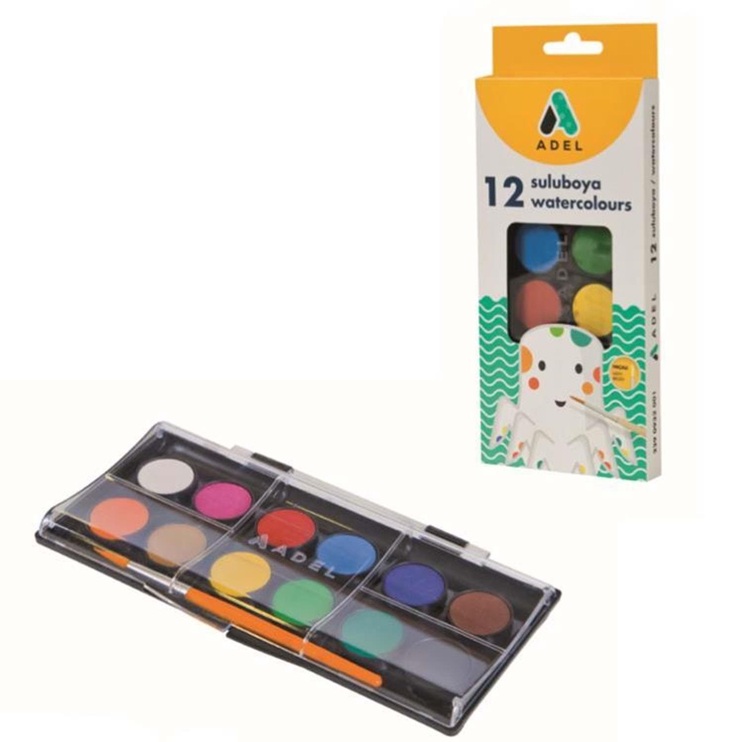 adel 12'lİ suluboya