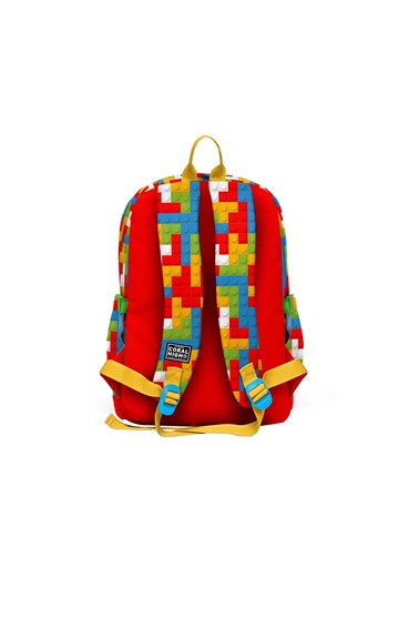 coral high renkli blok desenli 3 lü okul Çanta seti coral high renkli blok desenli 3 lü okul Çanta seti