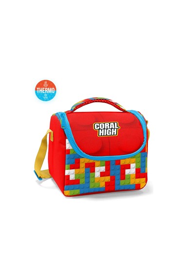 coral high renkli blok desenli 3 lü okul Çanta seti coral high renkli blok desenli 3 lü okul Çanta seti