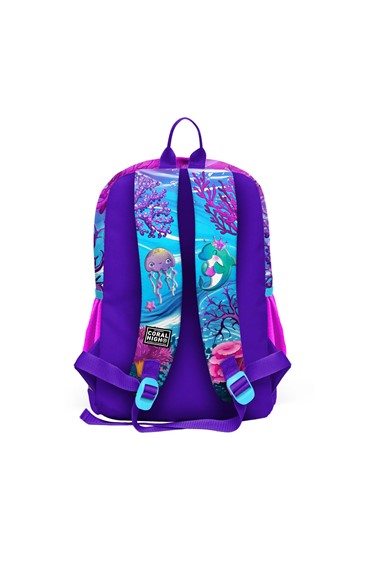 coral high kids pembe mor kaplumbağa desenli 3’lü okul Çanta seti coral high kids pembe mor kaplumbağa desenli 3’lü okul Çanta seti