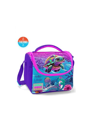 coral high kids pembe mor kaplumbağa desenli 3’lü okul Çanta seti coral high kids pembe mor kaplumbağa desenli 3’lü okul Çanta seti